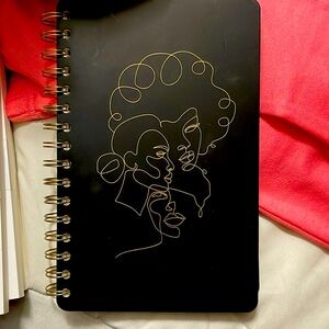 Be Rooted Line Art spiral notebook